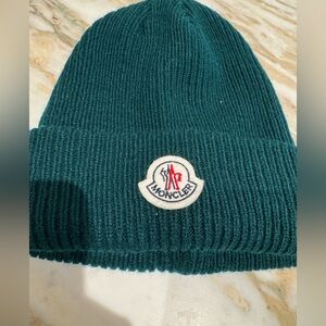 Moncler green Beanie Hat